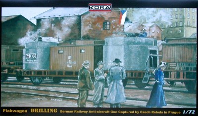 Kora Model A7232 Flakwagon DRILLING 1/72