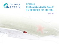 Quinta studio QP48046 Навигационные Огни (Тип А) (для всех моделей) 1/48
