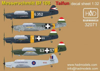 HAD 32071 Decal Messerschmitt Bf 108 Taifun 1/32