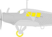 Eduard EX1083 Mask Junkers F.13 (MINA) 1/48