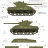 Colibri decals 35062 M4A2 Sherman (76) w - Stencil Lend-Lease 1:35