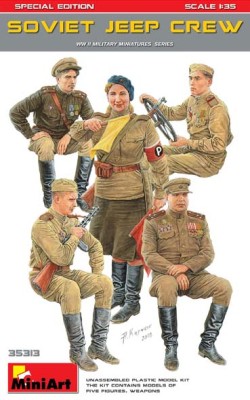 Miniart 35313 Советский экипаж джипа 1/35