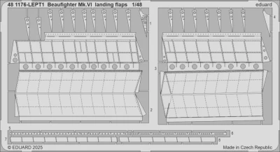 Eduard 481176 SET Beaufighter Mk.VI landing flaps (REV) 1/48