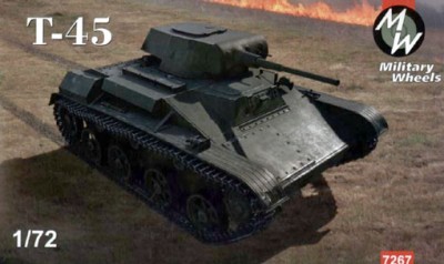 Military Wheels MW7267 Танк Т-45 1:72