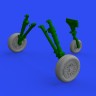 Eduard 648822 BRASSIN F-16A MLU wheels (KIN) 1/48