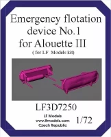 Lf Model 3D7250 Alouette III Emerg.flotation device No.1 (LF) 1/72