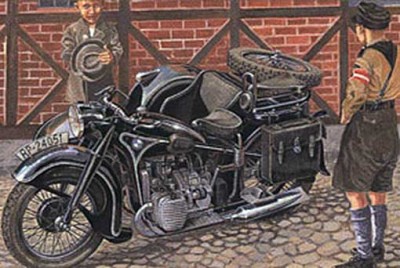 IBG Models 35001 BMW R12 with sidecar civilian versions 1/35