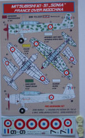 Kora Model DEC72233 Mitsubishi Ki-51 'SONIA' French Serv. декали декали 1/72