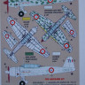 Kora Model DEC72233 Mitsubishi Ki-51 'SONIA' French Serv. декали декали 1/72