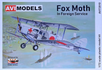 AviPrint 72010 1/72 DH.83 Fox Moth in Foreign Service (4x camo)