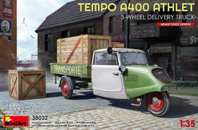 Miniart 38032 Tempo A400 Athlet 3-Wheel Delivery Truck 1/35