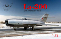 Avis 72014 Истребитель Ла-200 с радаром "Коршун" 1/72