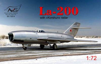 Avis 72014 Истребитель Ла-200 с радаром &quot;Коршун&quot; 1/72