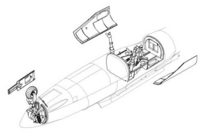 CMK 5011 He 162A-2 - undercarriage set for REV 1/32