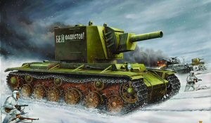 Trumpeter 00311 Танк КВ-2 с башней МТ-1 1/35