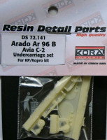 Kora Model DS72141 Arado Ar 96B/Avia C-2 Undercarriage set (KP) 1/72