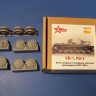A-resin 35112 КВ-1, КВ-2 катки опорные с 8 ребрами усиления выпуска ЛКЗ с 1940 г. 1/35