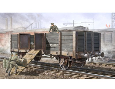 Trumpeter 01517 Немецкий железнодорожный вагон 1/35