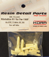Kora Model DS72241 Rustsatze R1 for Fw-190F & 4x SC50/ETC71 1/72