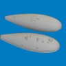 Eduard 6481084 BRASSIN P-40 75gal drop tank PRINT (EDU) 1/48