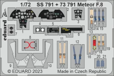 Eduard SS791 Meteor F.8 (AIRF) 1/72