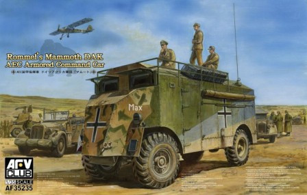 AFV club 35235 Rommel's Mammoth DAK AEC Armored Command Car 1/35
