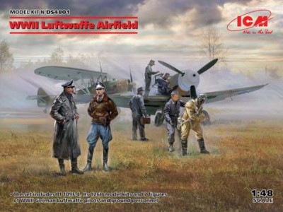 ICM DS4801 Аэродром Люфтваффе II МВ 1/48