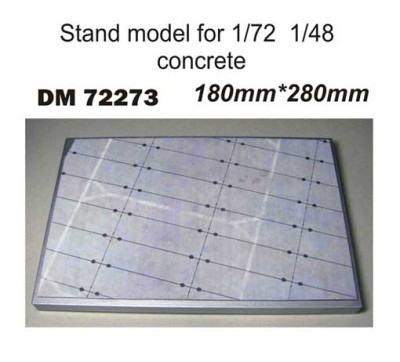 Dan models 72273 Подставка для модели. Тема бетонка. Стоянка самолета. Размер 240 мм * 290 мм 1/48