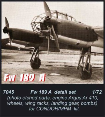 CMK 7045 Fw-189A - detail set for CON 1/72