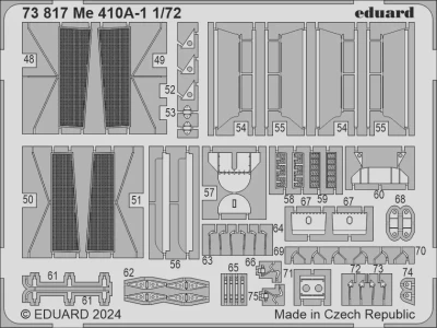 Eduard 73817 SET Me 410A-1 (AIRF) SET