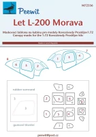 Peewit M72336 Canopy mask Let L-200 Morava (KP) 1/72