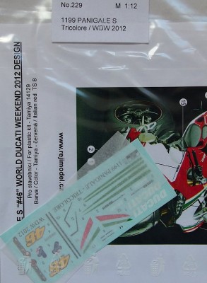 Reji Model 229 1199 Panigale S Tricolore WDW 2012 1/12