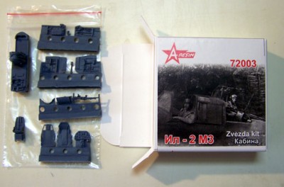 A-resin 72003 Кабина Ил-2М3 (Звезда) 1/72