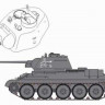 CMK 3069 T-34/76 model 1943 Chtz - conversion set for TAM 1/35