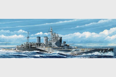 Trumpeter 05765 Линкор HMS &quot;Ренаун&quot; 1945 1/700