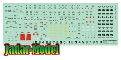 HGW 248006 P-47 Thunderbolt STENCILS декаль 1/48