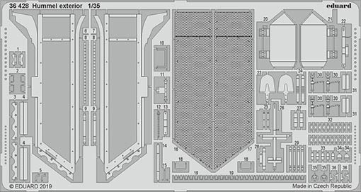 Eduard 36428 SET Hummel exterior (TAM)