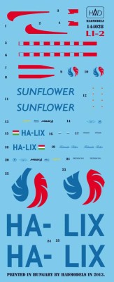 HAD 144028 Decal Li-2 Sunflower 1/144