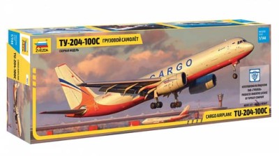 Звезда 7031 Грузовой самолет Ту-204-100С 1/144