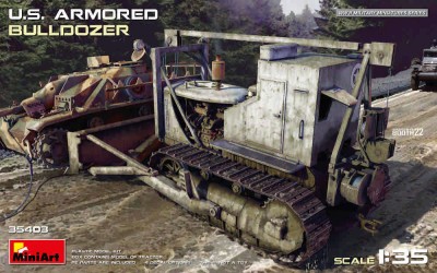 Miniart 35403 U.S. Armored Bulldozer (inlc. PE &amp; decals) 1/35