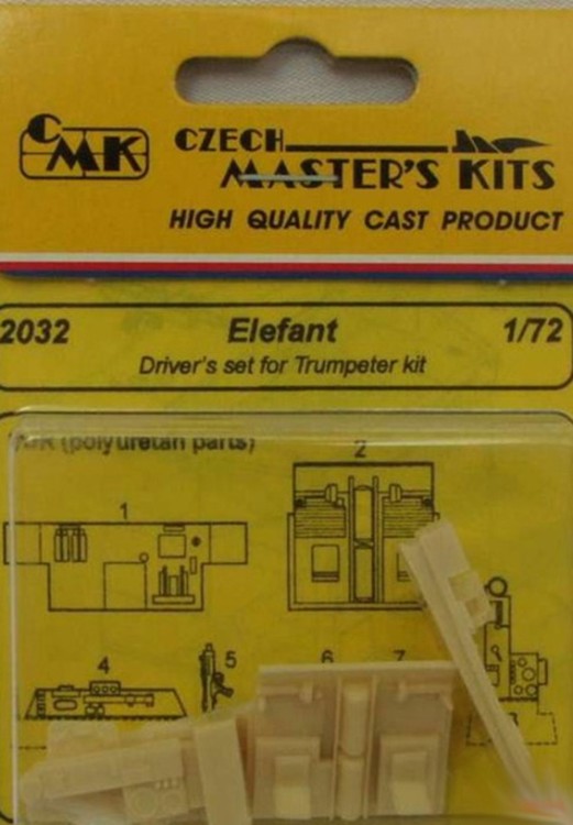 CMK 2032 Elephant Driver's Set (TRUMP) 1/72