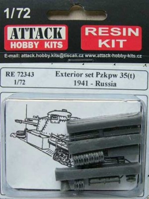 Attack Hobby RE72343 Exterior set Pzkpw 35 (t) - 1941- Russia 1/72