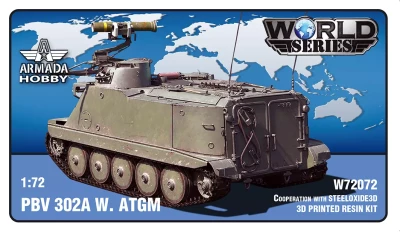 Armada Hobby W72072 PBV 302A w/ ATGM (3D printed resin kit) 1/72