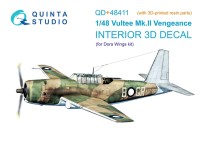Quinta studio QD+48411 Vultee Mk.II Vengeance (Dora Wings) (с 3D-печатными деталями) 1/48