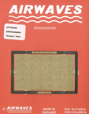 Airwaves (etched) AEC35028 Chequer Plate Universal 1/35