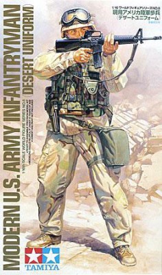 Tamiya 36308 1/16 Modern US Infantryman/Desert 1/16
