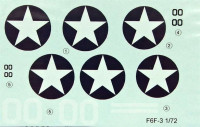 LF Model C72157 Decals F6F-3 Hellcat 1/72
