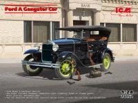 ICM 24052 Ford A Gangster Car 1/24