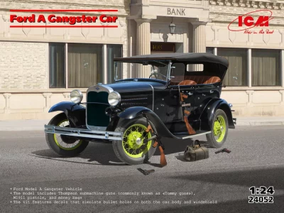 ICM 24052 Ford A Gangster Car 1/24