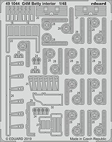 Eduard 491044 SET G4M Betty interior (TAM)